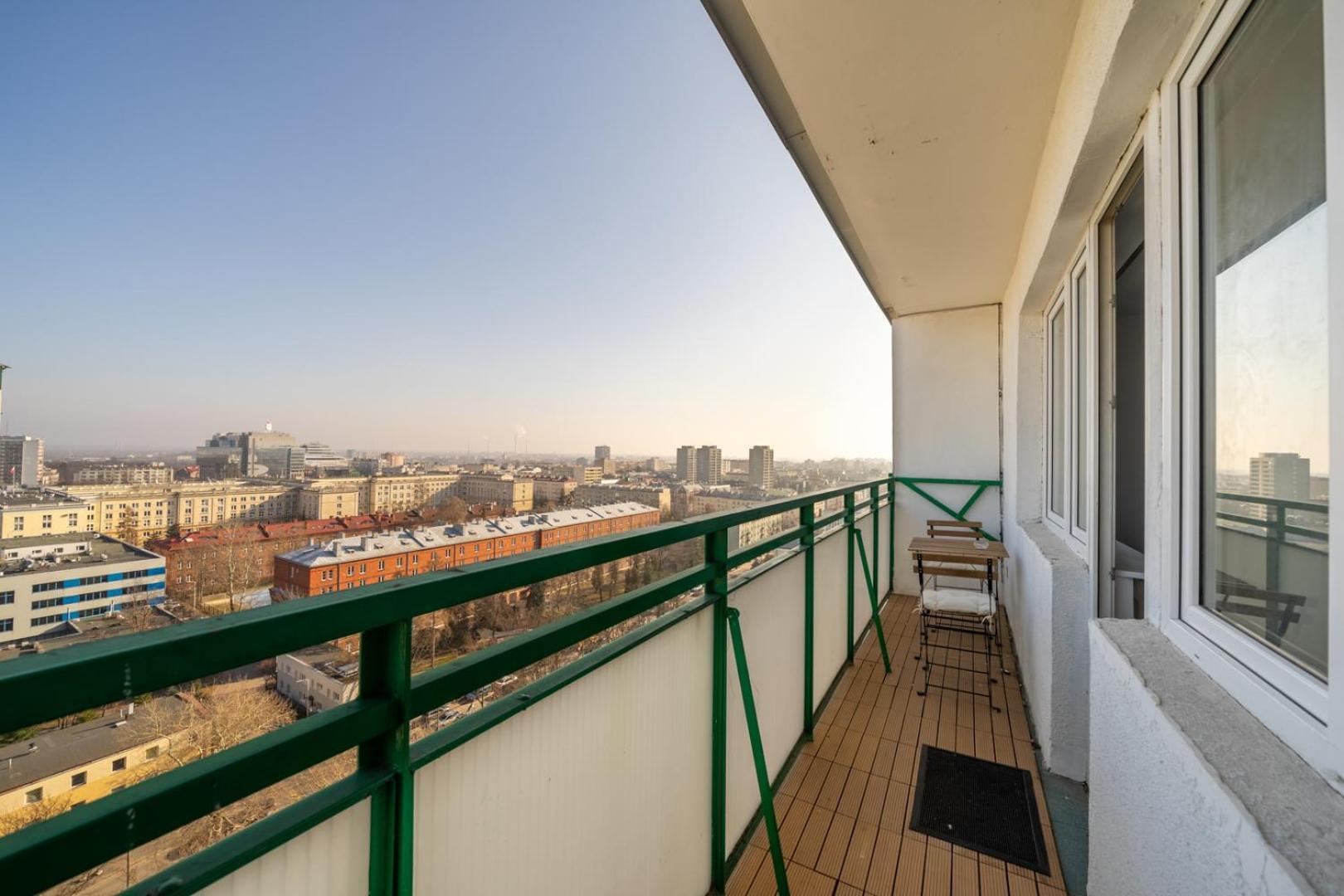 Mokotow - 14th Floor, Balcony - By Rentujemy * Warszawa