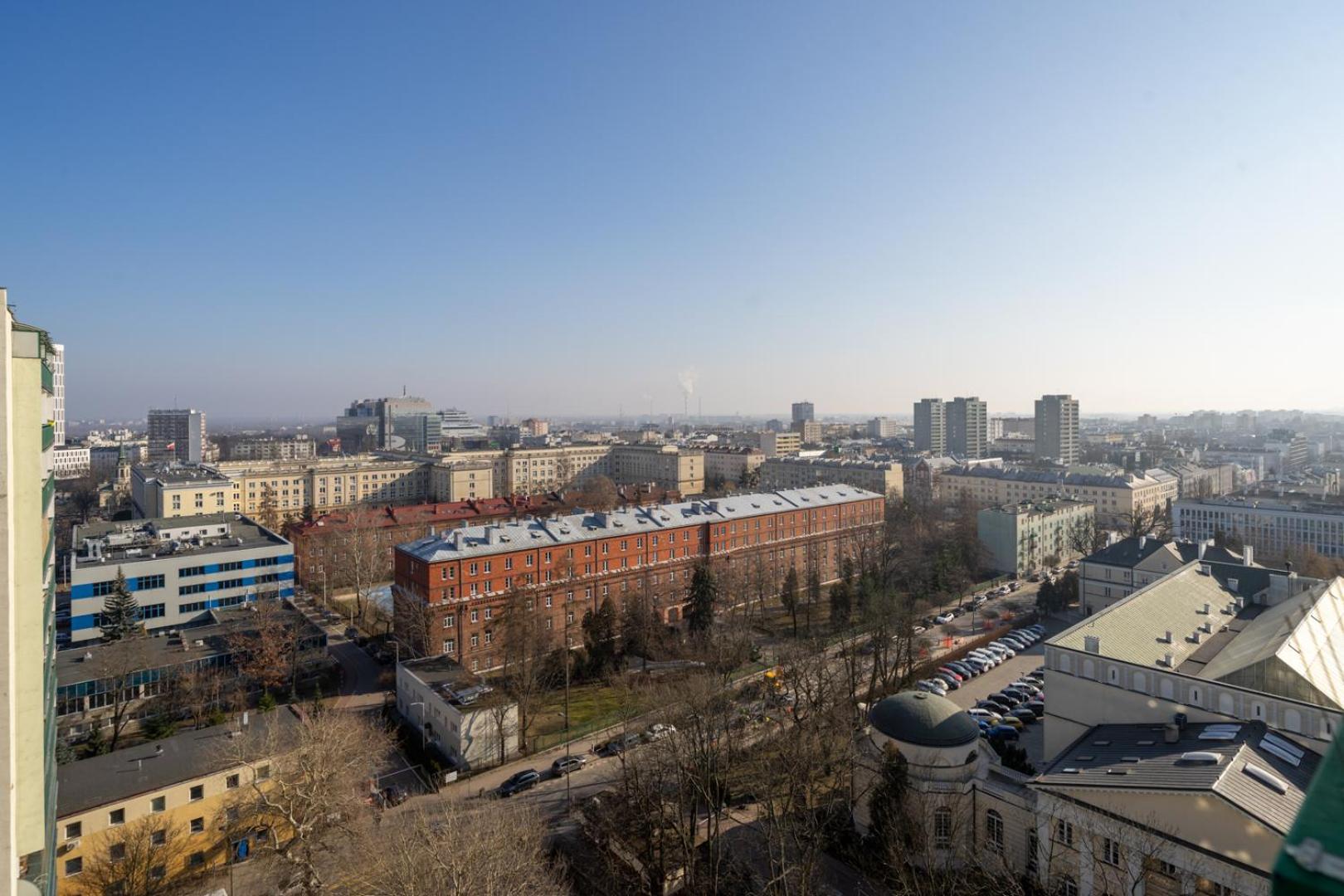 Mokotow - 14th Floor, Balcony - By Rentujemy Apartament